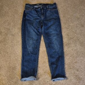 Old Navy Dark Blue Boyfriend Jeans